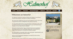 Desktop Screenshot of halmerhof.at