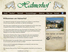 Tablet Screenshot of halmerhof.at